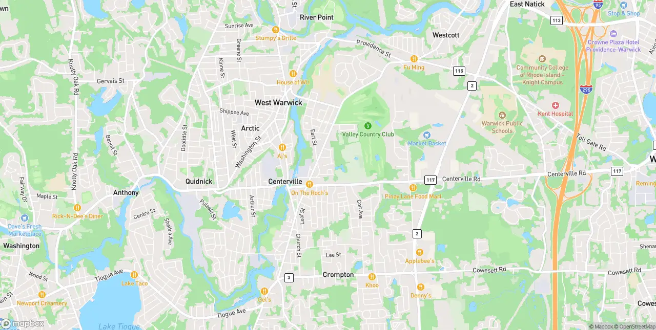 Internet in West Warwick