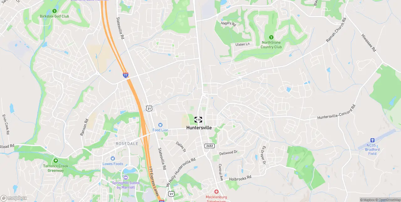 Internet in Huntersville