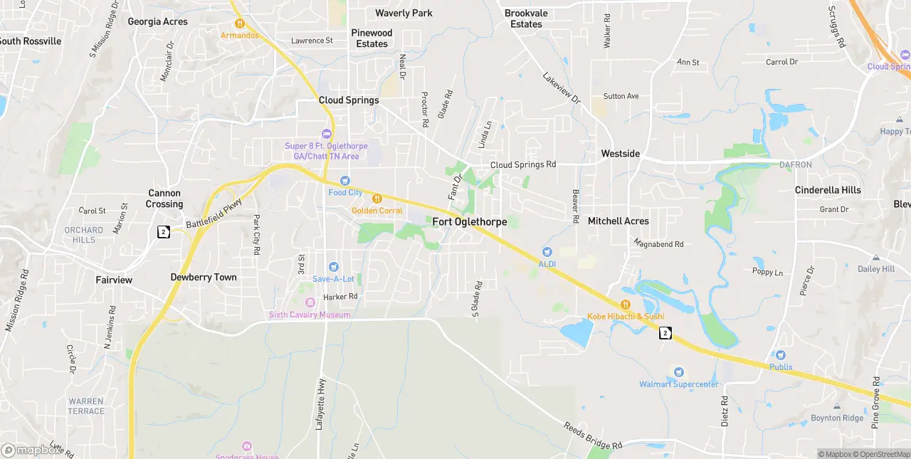 Internet en Fort Oglethorpe