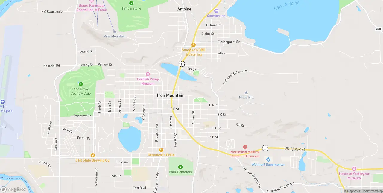 Internet in Iron Mountain
