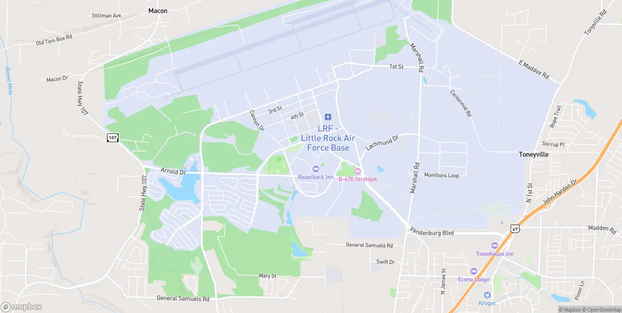 Internet in Little Rock Air Force Base